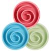 Slow Feeder Healthy Dog Bowl Happy Hunting Fun Puzzle Maze Bowl For Water Food 7.68In In Diameter 10.5Oz In Capacity For Small Medium Dogs