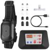 990Ft Radius Dog Training Collar Wireless Fence Ipx6 Waterproof Pet Beep Vibration Electric Shock Fence System 3 Channels Rechargeable Transmitter Rec