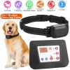 990Ft Radius Dog Training Collar Wireless Fence Ipx6 Waterproof Pet Beep Vibration Electric Shock Fence System 3 Channels Rechargeable Transmitter Rec