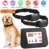 990Ft Radius Dog Training Collar Wireless Fence Ipx6 Waterproof Pet Beep Vibration Electric Shock Fence System 3 Channels Rechargeable Transmitter Rec