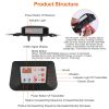 990Ft Radius Dog Training Collar Wireless Fence Ipx6 Waterproof Pet Beep Vibration Electric Shock Fence System 3 Channels Rechargeable Transmitter Rec